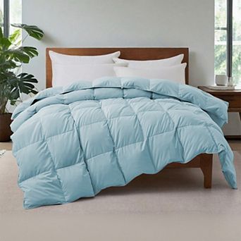 Unikome Luxurious All-season Goose Feather Down Comforter: Ultra-fluffy For Year-round Comfort