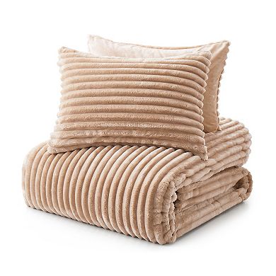 Unikome Cozy Flannel Comforter Set Ultra-soft And Warm Bedding For Ultimate Comfort