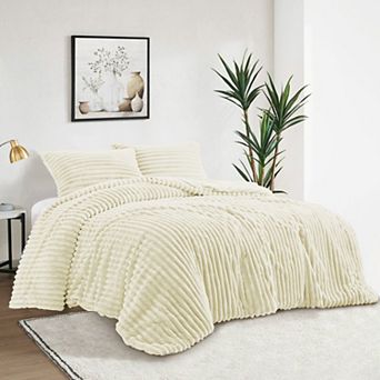 Unikome Cozy Flannel Comforter Set Ultra-soft And Warm Bedding For Ultimate Comfort