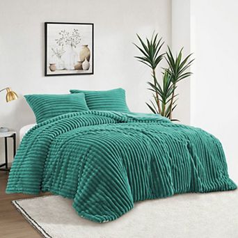 Unikome Cozy Flannel Comforter Set Ultra-soft And Warm Bedding For Ultimate Comfort