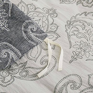 Unikome Luxury Double-layered 100% Cotton Jacquard Duvet Cover Set