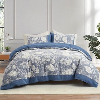 Unikome Luxury Double-layered 100% Cotton Jacquard Duvet Cover Set