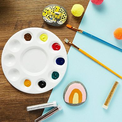 20 Pack Flat Rocks For Painting, Kindness Stones For Crafts (2-3 In)