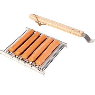 Hotdog Roller For Grill With Handle