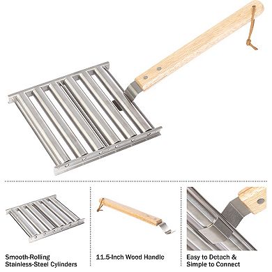 Hotdog Roller For Grill With Handle