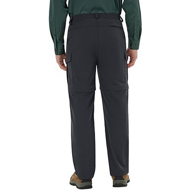 Men's Cargo Convertible Hiking Pants Zip-off Quick-dry Lightweight Stretch Pant Outdoor