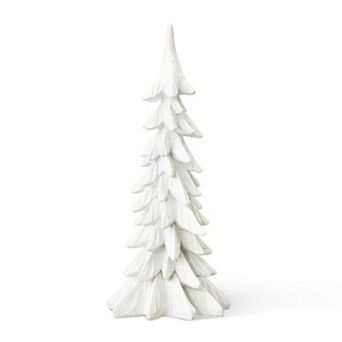 Glitzhome 14.75" H Resin Mini Table Tree, Artificial Christmas Trees for Party Desktop Decoration