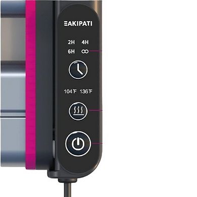Towel Warmer, Wall Mounted Heated Towel Rack With Built-in Timer, Adjustable Temperature