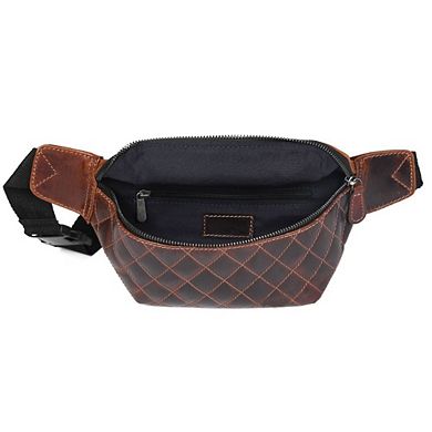 Ascend Quilted Leather Fanny Bag