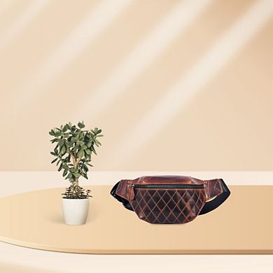 Ascend Quilted Leather Fanny Bag