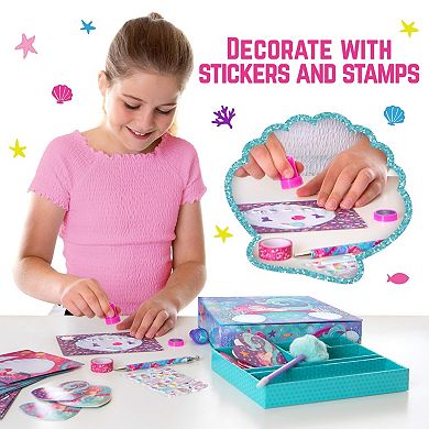 Mermaid Stationary 45 Piece Writing Kit With Envelopes, Paper, Cards And More