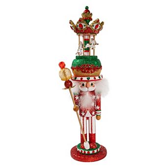 Hollywood Nutcracker Kurt Adler Carousel Hat Musical Nutcracker Floor Decor