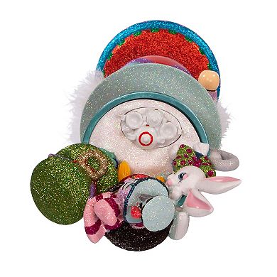 Hollywood Nutcracker Kurt Adler Alice Teacup Party Hat Nutcracker Floor Decor