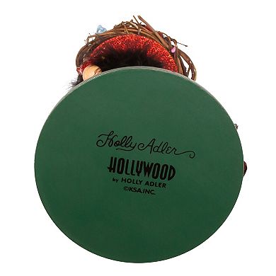 Hollywood Nutcracker Kurt Adler Cardinal in Tree Hat Nutcracker Floor Decor