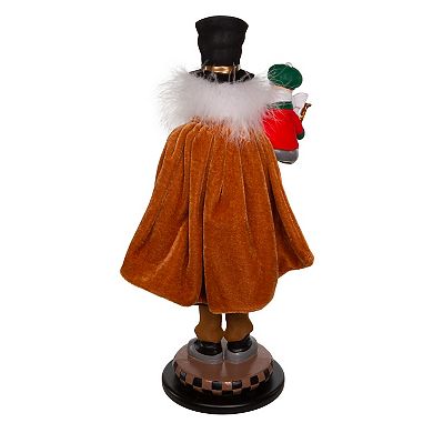 Hollywood Nutcracker Kurt Adler Bob Cratchit & Tiny Tim Nutcracker Floor Decor