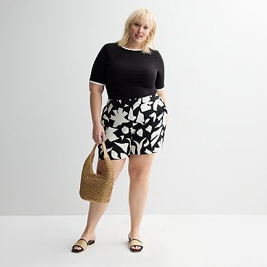Plus Size Nine West Pull-On Easy Shorts