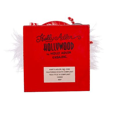 Kurt Adler 10 in Hollywood Black Santa Hat Nutcracker
