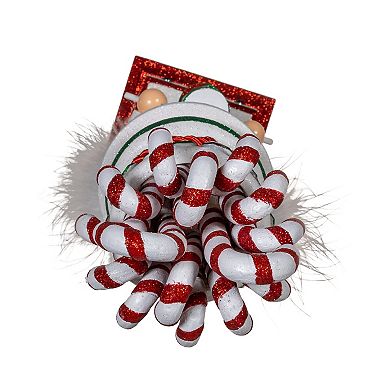Kurt Adler 16 in Hollywood Nutcrackers Candy Cane Hat Drum Nutcracker