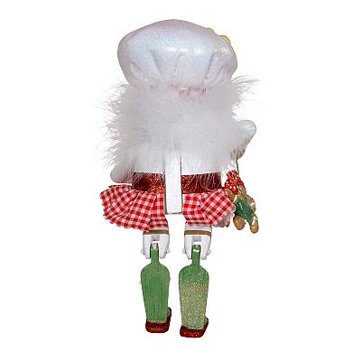 Kurt Adler 11 in Hollywood Nutcracker Gingerbread Baker Girl Shelf Sitter Nutcracker