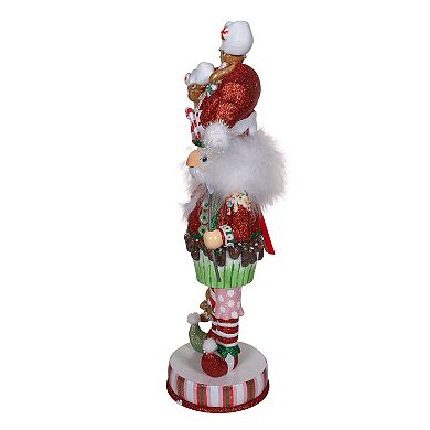 Kurt Adler 18 in Hollywood Nutcrackers Gingerbread Soldier Cupcake Body Nutcracker