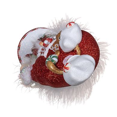 Kurt Adler 18 in Hollywood Nutcrackers Gingerbread Soldier Cupcake Body Nutcracker