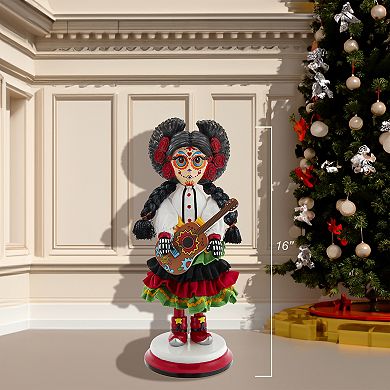 Kurt Adler 16 in Hollywood Nutcrackers Day Of The Dead Girl Nutcracker