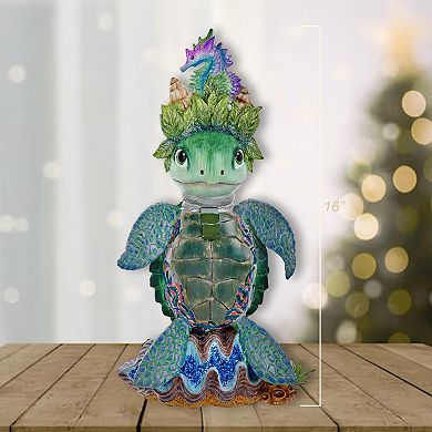 Kurt Adler 16 in Hollywood Nutcrackers Sea Turtle Nutcracker