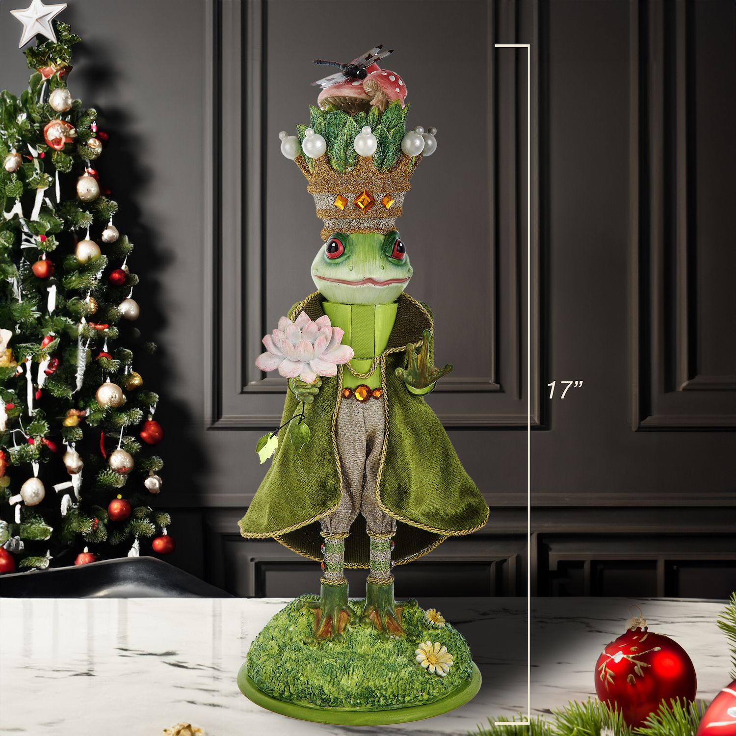 Kurt Adler 17-Inch Hollywood Nutcrackers Frog Prince Nutcracker - Thumbnail 3