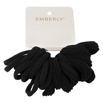 Emberly 20 pk Black Hair Ties