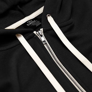 Men's True Classic French Terry Zip-Up Drawstring Hoodie