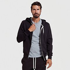 Kohls black zip up hoodie cheap