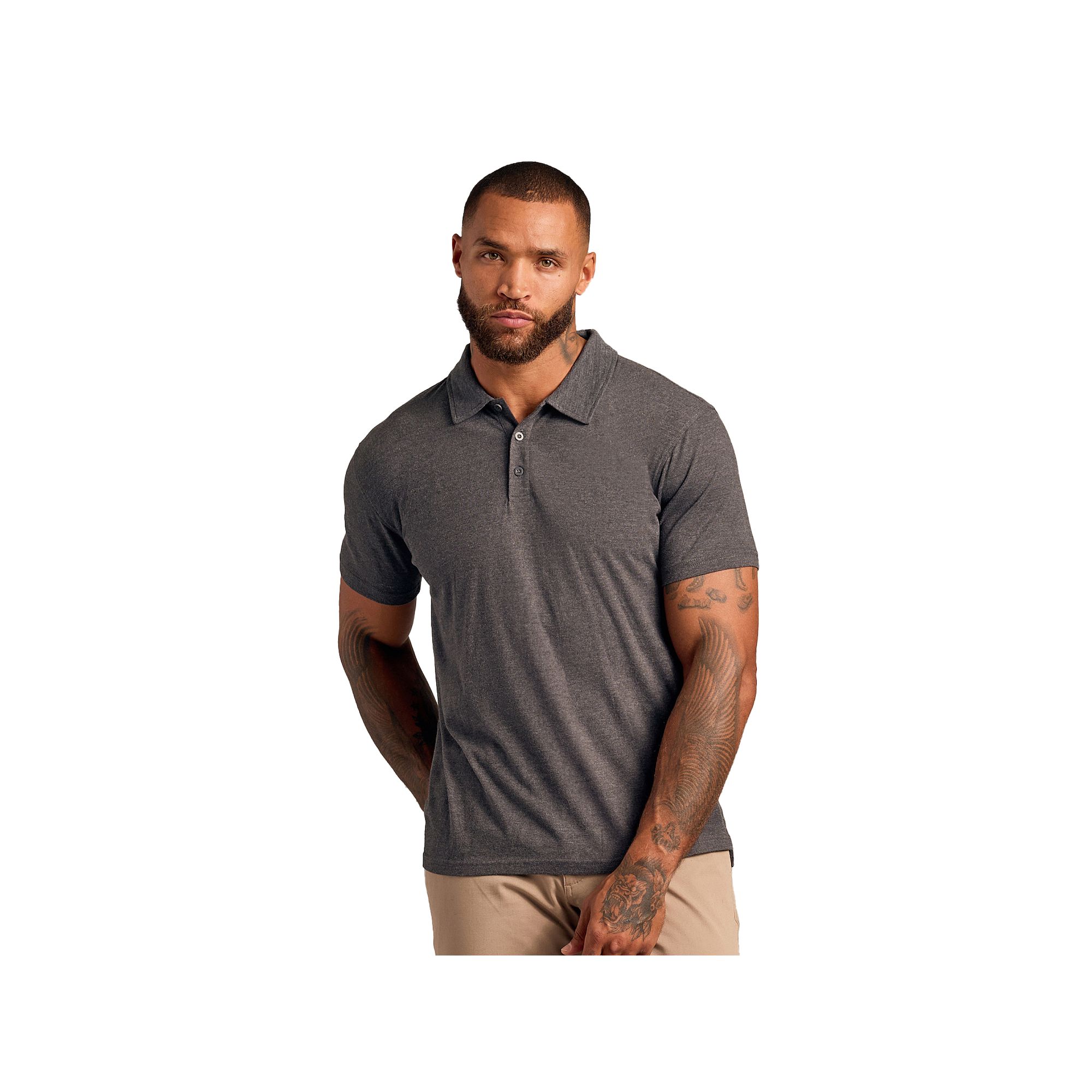 Mens True Classic Moisture-Wicking Short Sleeve Stretch Polo, Size: Small,