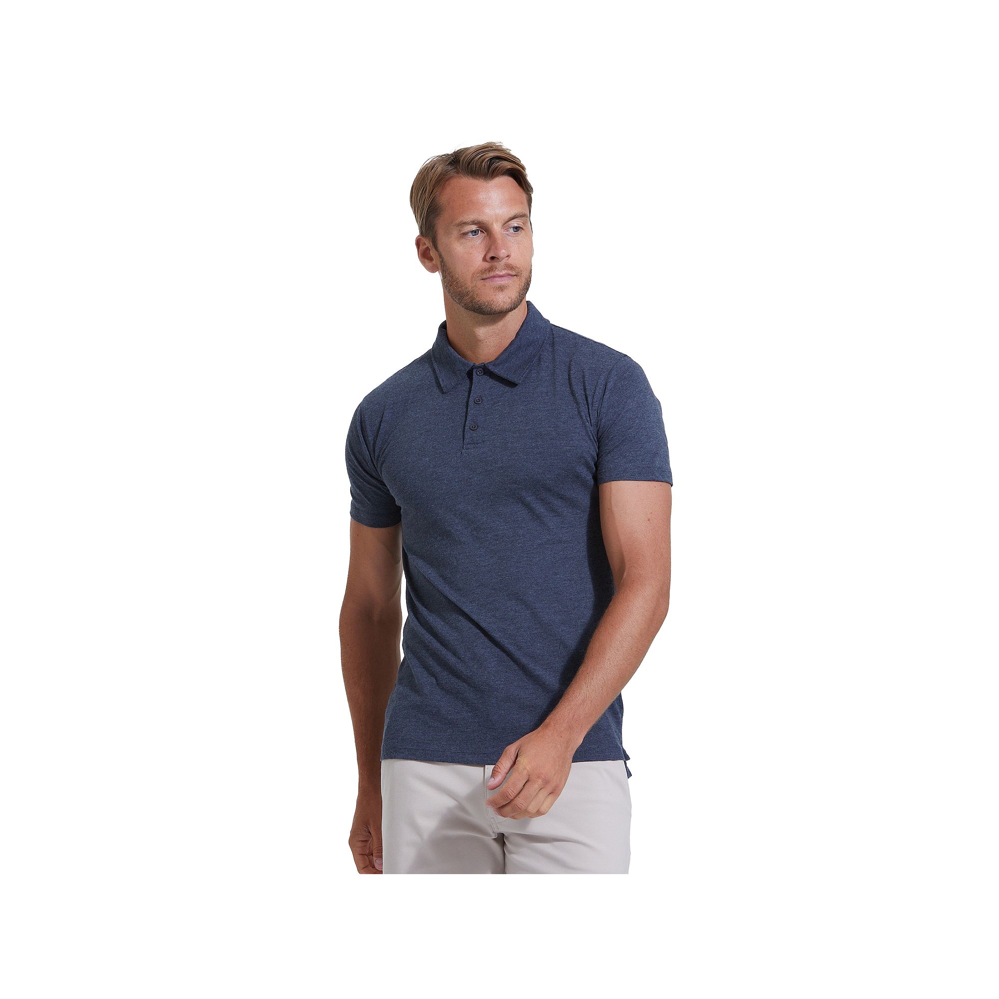 Mens True Classic Moisture-Wicking Short Sleeve Stretch Polo, Size: Small,