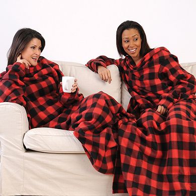 Snuggie Buffalo Plaid Wearable Blanket