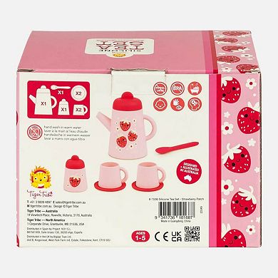 Tiger Tribe: Silicone Tea Set - Strawberry Patch