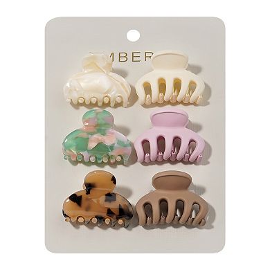 Emberly 6-pk. Mini Claw Clip Set