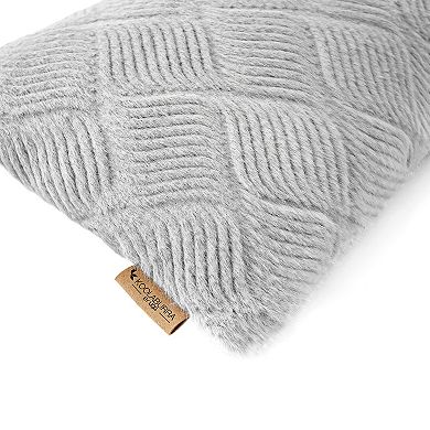 Koolaburra by UGG Gwen Embossed Faux Fur Bolster Pillow