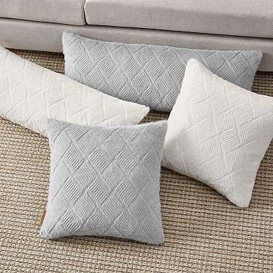 Koolaburra by UGG Gwen Embossed Faux Fur Bolster Pillow