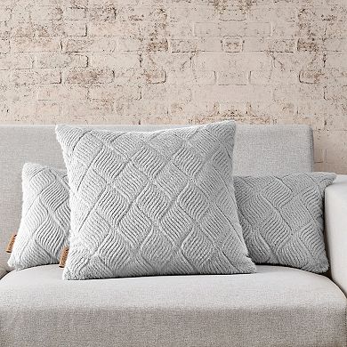 Koolaburra by UGG Gwen Embossed Faux Fur Bolster Pillow
