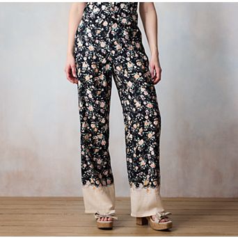 Women's LC Lauren Conrad Drapey Elastic Back Trouser Pants