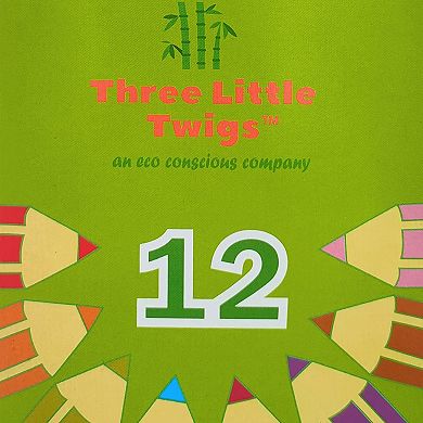 Montrose Colors 12-Pack Three Little Twigs: Colored Pencil Set