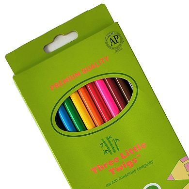 Montrose Colors 12-Pack Three Little Twigs: Colored Pencil Set