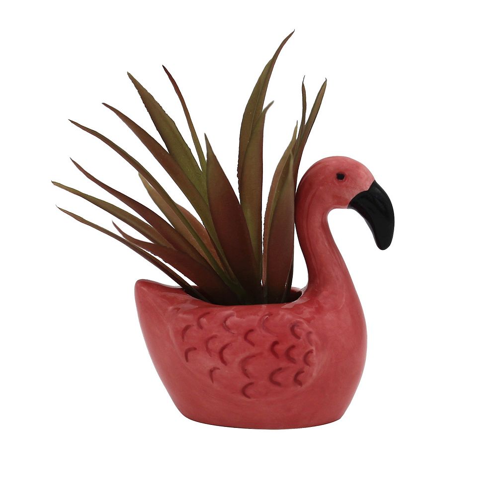 Celebrate Together™ Summer Shaped Flamingo Succulent Table Decor