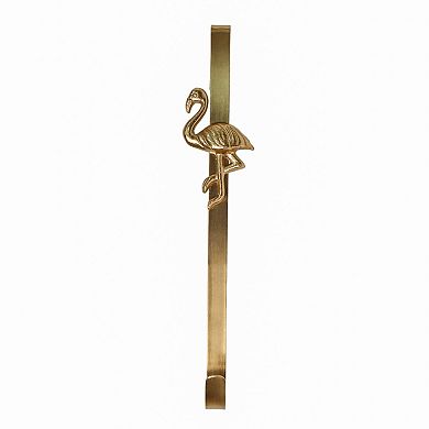 Celebrate Together™ Summer Flamingo Gold Metal Wreath Hanger