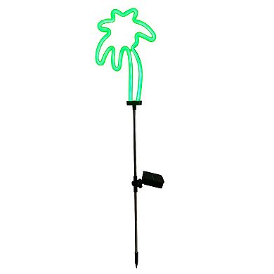 Celebrate Together™ Summer 32-in. Neon Palm Tree Solar Garden Stake