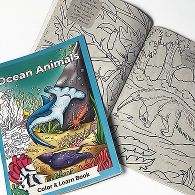Montrose Colors Three Little Twigs: 8 Discovery Coloring Books, Crayons & Colored Pencils Bundle