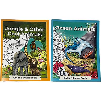 Montrose Colors Three Little Twigs: 8 Discovery Coloring Books, Crayons & Colored Pencils Bundle