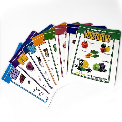 Montrose Colors Three Little Twigs: Write & Wipe 8 Reusable Books & Markers Bundle