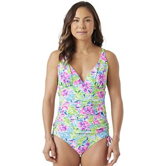 Women's Stella Parker Draped Tankini Swim Top