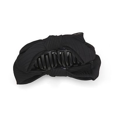 Emberly Large Fabric Hair Bow Clip